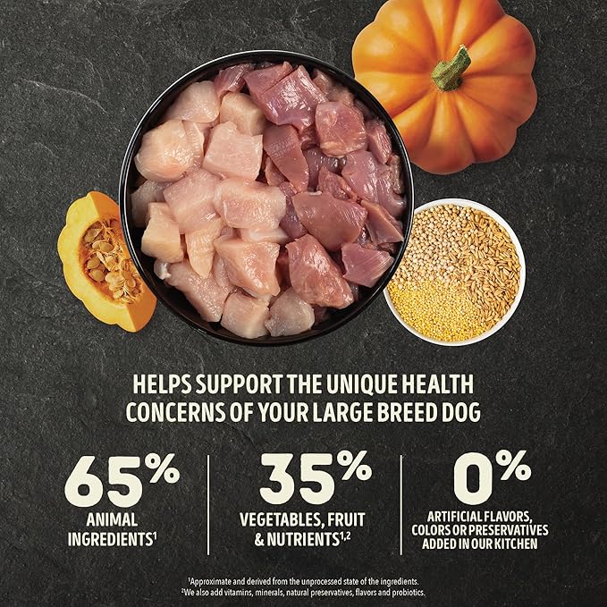 ACANA Wholesome Grains Dry Dog Food Large Breed Adult Recipe 22.5lb Bag