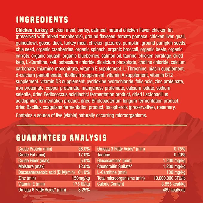 Stella & Chewy's Wild Red Dry Dog Food Raw Coated High Protein Wholesome Grains Puppy Prairie Recipe, 21 lb. Bag