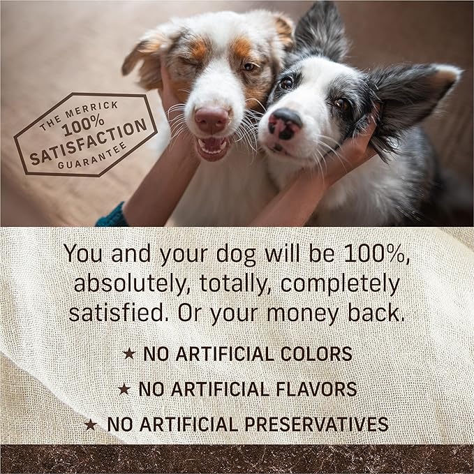 Merrick Premium Grain Free Dry Adult Dog Food, Wholesome And Natural Kibble, Real Texas Beef And Sweet Potato - 4.0 lb. Bag