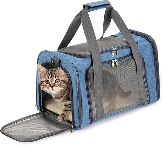 Mr. Pen Pet Carrier - Soft-Sided Cat & Dog Carrier Bag for Travel