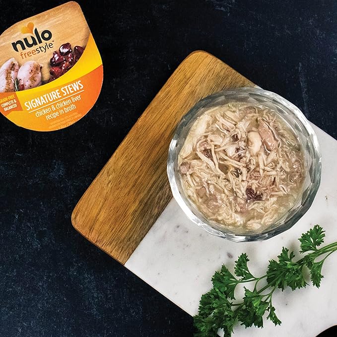 Nulo FreeStyle Cat & Kitten Chicken & Chicken Liver Stew, All Natural Grain-Free Cat Food, 2.80 Ounce (Pack of 24)