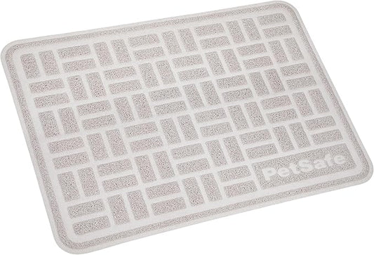 PetSafe Cat Litter Mat - Waterproof Litter Trapping Mat for Hygienic Clean Floors - Anti-Slip Double Layer Back - Cat-Friendly Texture for Sensitive Paws