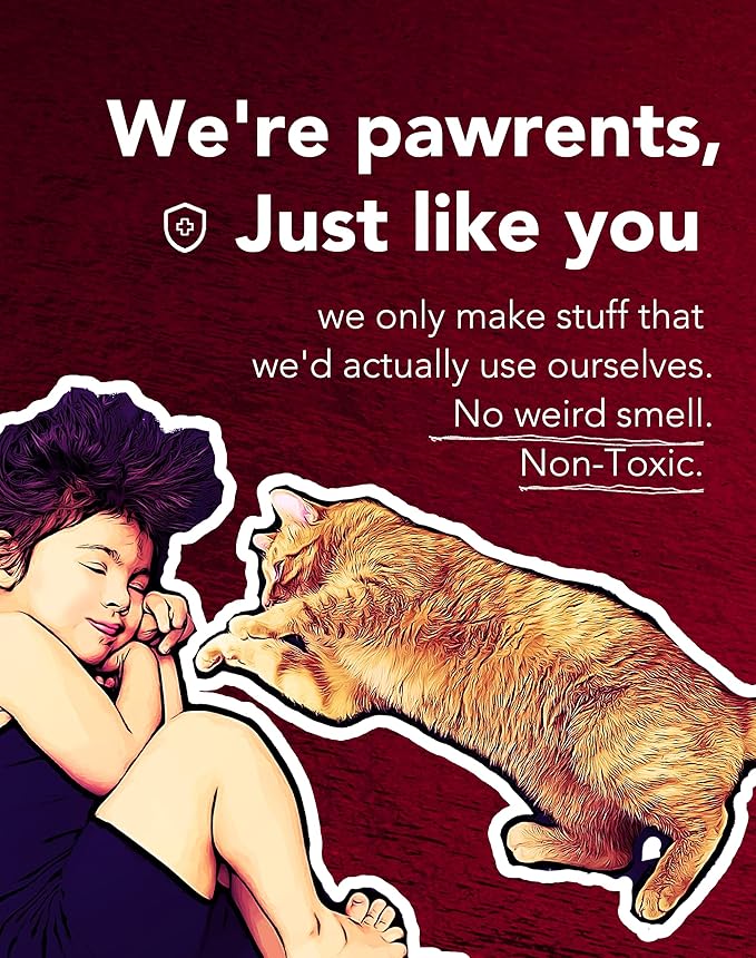 Lukamoo® Cute Cat Litter Mat (30’’x20’’), Large/L, for Kitty Litter & Cute Cat Litter Box, Litter Trapping Mat (Large (30'' x 20''), Snowy House)