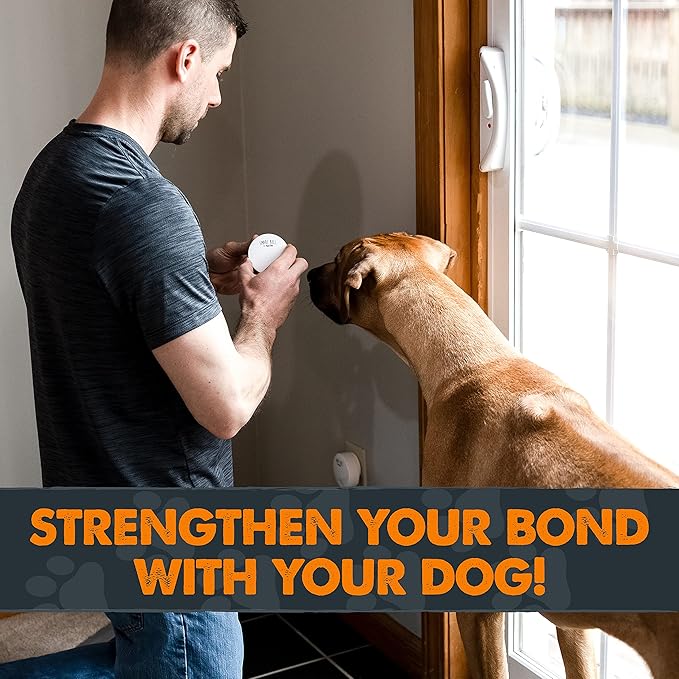 Mighty Paw Smart Bell 2.0 – Potty Training Button for Dogs & Puppies – Train Your Dog to Ring The Bell – Wireless Pet Communication (2 Button Pack)