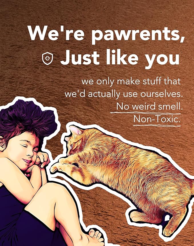 Lukamoo® Cute Cat Litter Mat (30''x20''), Extra-Large/XL, for Kitty Litter & Cute Cat Litter Box, Litter Trapping Mat (Large (30'' x 20''), Retro Television)