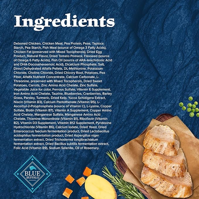 Blue Buffalo Wilderness Puppy High-Protein Dry Dog Food with Real Chicken, Grain-Free, Made in The USA with Natural Ingredients, Chicken, 13-lb. Bag