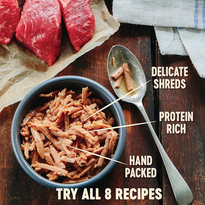 Wellness CORE Signature Selects Shredded Adult Wet Cat Food, Natural, Protein-Rich, Grain Free, 5.3 Ounce, 12 Pack (Chicken & Turkey)