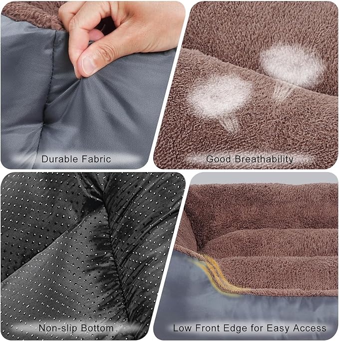 Dog Beds for Jumbo Dogs, Large Pet Beds Machine Washable, Soft Dog Sofa Bed with Non-Slip Bottom