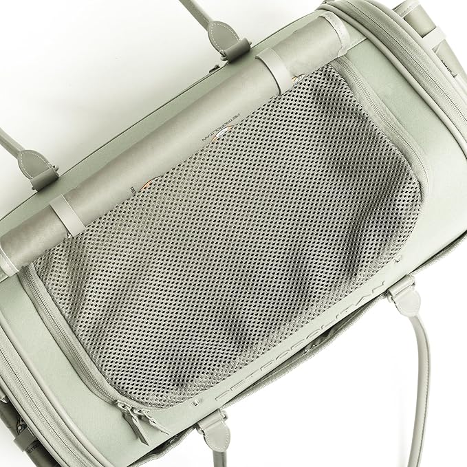 Cat Soft-Sided Carrier, Airlien Compliant, with Ventilation, for Pets Upto 16 lbs (Matcha Green)