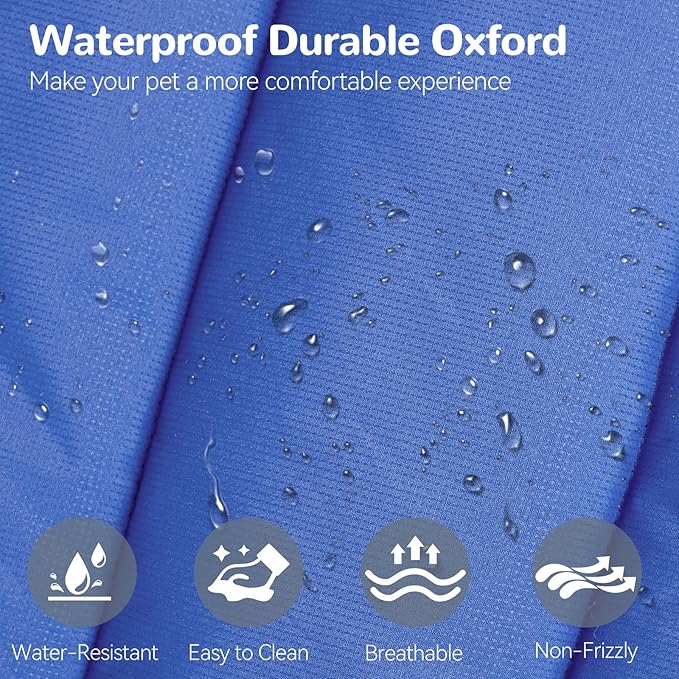 Heeyoo Outdoor Dog Bed, Waterproof Camping Dog Bed Mat, Machine Washable and Portable Travel Pet Pad Mat, Foldable Pet Beds for Small, Medium, and Large Dogs