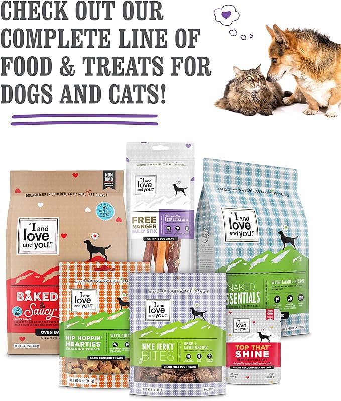 I and love and you Lovingly Simple Dry Dog Food - Lamb + Sweet Potato - Grain Free, Filler Free, Prebiotic + Probiotic 21lb Bag