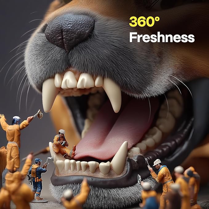 DOCO Dog & Cat Ear & Teeth Cleaning Wipes Kit - Removes Plaque, Tartar & Wax, Freshens Breath, Soothes Ears with Chamomile, Aloe & Bacon Flavor - Gentle & Effective for All Pets, 100 Count