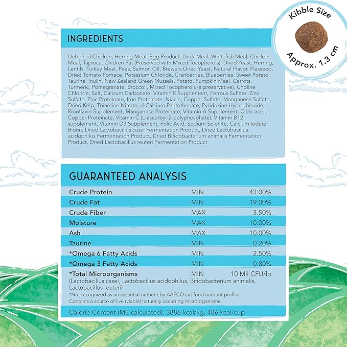 Blackwood Bounty Dry Cat Food, Kitten Formula, Chicken & Herring Recipe, 4.5 Pound Bag, High Protein, Grain Free