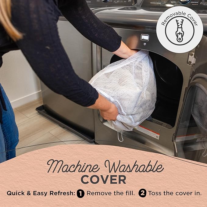 Best Friends by Sheri Shag Lounge Bed Calming Faux Fur Dog Bed, Taupe, Medium, 30" x 20"