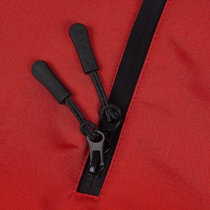 Warm Dog Coat for Winter,Waterproof Jacket with Zipper,Detachable Dog Coat with Adjustable Buckle,Comfortable Jacket for Dogs in Cold and Windy Days.L Red