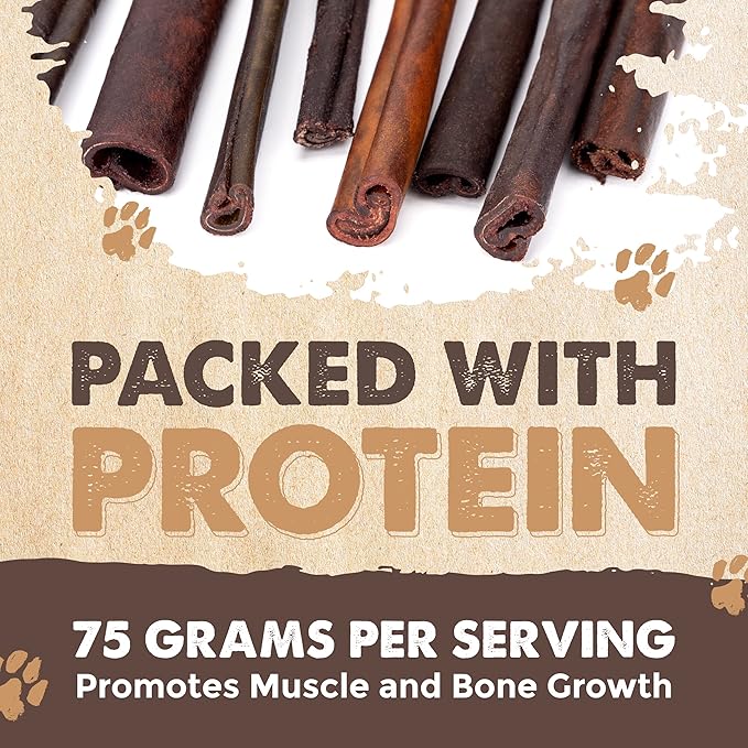 Mighty Paw Collagen Sticks for Dogs | Long Lasting Chews. Rawhide Free Pet Treats Long Lasting. Dog Chews Treats. Beef Collagen Stick for Pets (8 Pack)