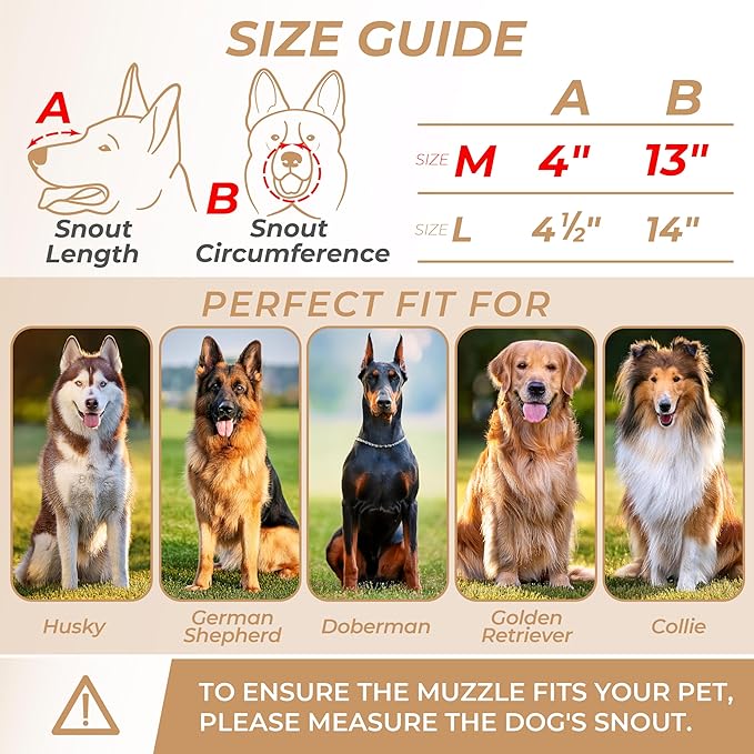 German Shepherd Muzzle for Large Sized Dog – Metal Dog Muzzle for German Shepherd – Steel Basket Muzzle for Large Dogs – Wire Cage Muzzle for Medium Dogs Husky, Belgian Malinois