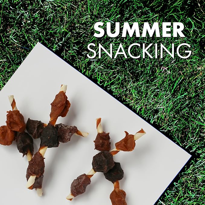 Dog Treats, K9 Kabobs for Dogs Made with Real Chicken and Duck, 12 Ounces, Healthy, Easily Digestible, Long-Lasting, High Protein Dog Treat, Satisfies Dog's Urge to Chew