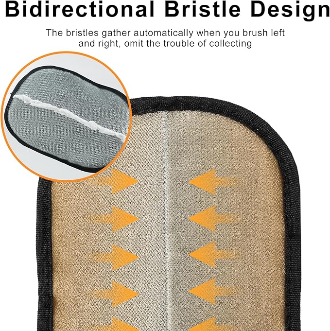 4 Pack Electrostatic Pet Hair Removal Gloves, 2025 New Upgrade Magic Brush Pet Hair Remover Tool, Washable Reusable Cats and Dogs Grooming Gloves for Laundry, Couch, Car Seat, Furniture