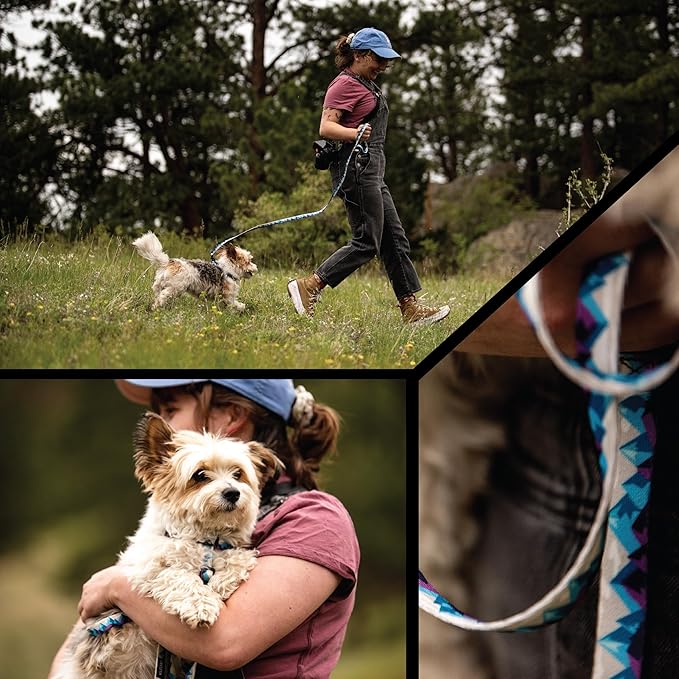 Wolfgang Heavy Duty Adjustable Dog Harness, Pull-Tested to Over 800 lbs for Walking & Training, RockyPeaks Print, Small