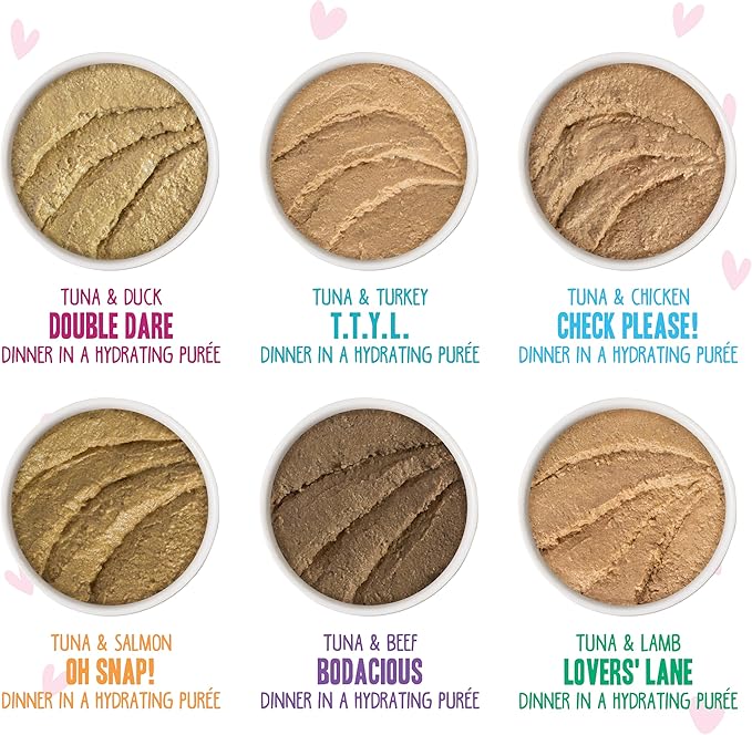 Weruva B.F.F. Play - Best Feline Friend Paté Lovers, Aw Yeah!, Pinky Promise Paté! Variety Pack, 2.8oz Can (Pack of 12)