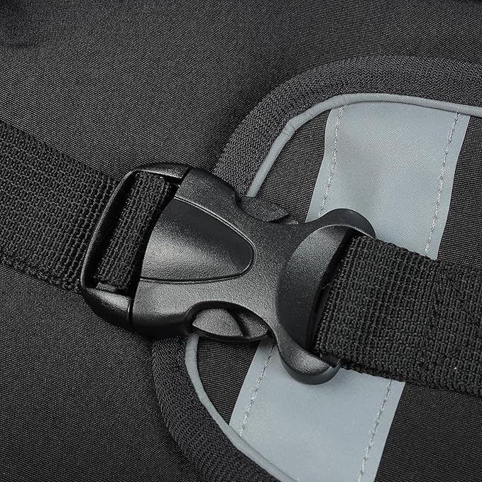 Warm Dog Coat for Winter,Waterproof Jacket with Zipper,Detachable Dog Coat with Adjustable Buckle,Comfortable Jacket for Dogs in Cold and Windy Days.XL Black