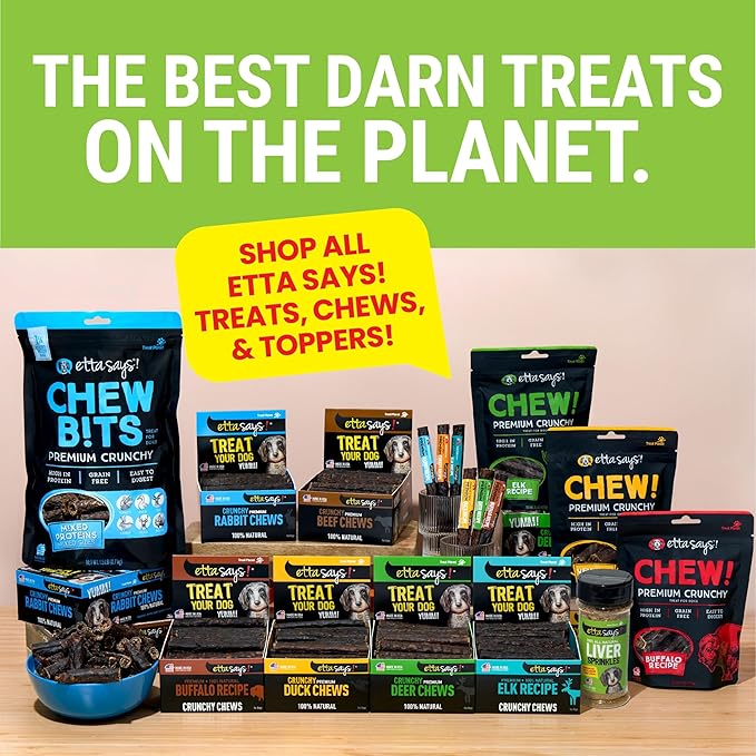 etta says! Liver Sprinkles for Dogs - High Protein Food Topper - Boosts Flavor - 100% Natural and Made in USA (Pack of 3)