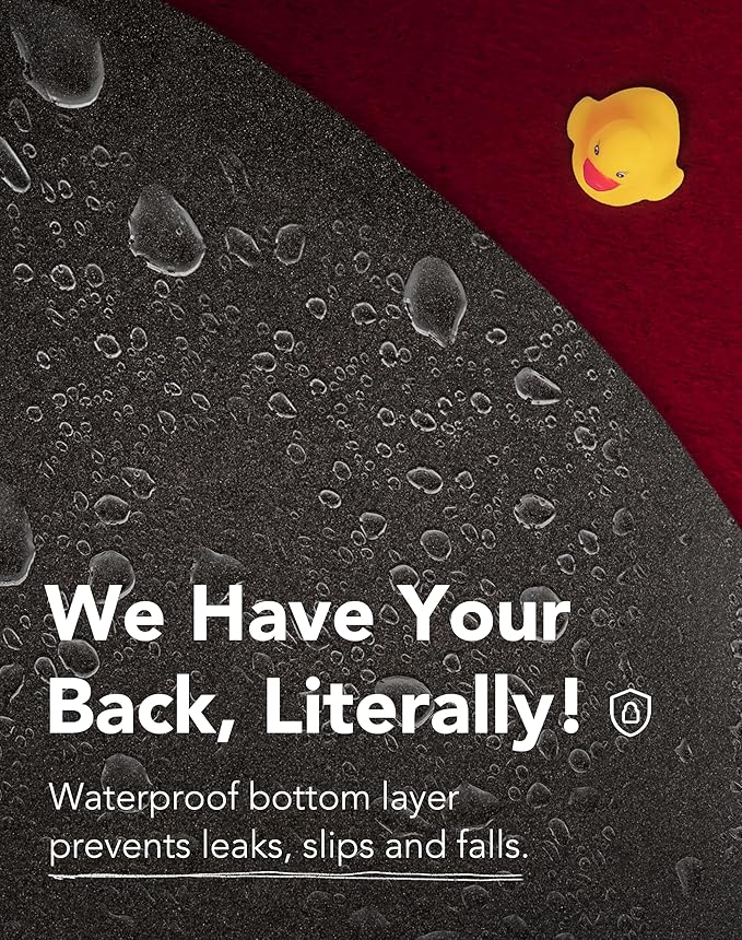 Lukamoo® Cute Cat Litter Mat (30’’x20’’), Large/L, for Kitty Litter & Cute Cat Litter Box, Litter Trapping Mat (Large (30'' x 20''), Snowy House)