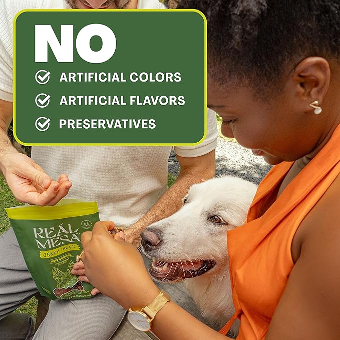 Beef Kabob Jerky Treats for Dogs - All-Natural, High-Protein Dog Snacks - Premium Beef Dog Treats for Training & Rewarding - Healthy, Delicious Kabobs (4.5oz)