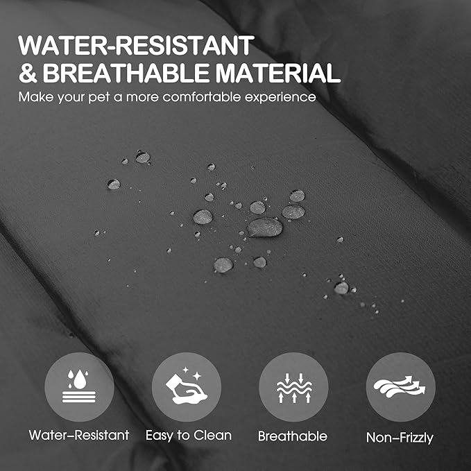 Heeyoo Outdoor Dog Bed, Waterproof Camping Dog Bed Mat, Machine Washable and Portable Travel Pet Pad Mat, Foldable Pet Beds for Small, Medium, and Large Dogs