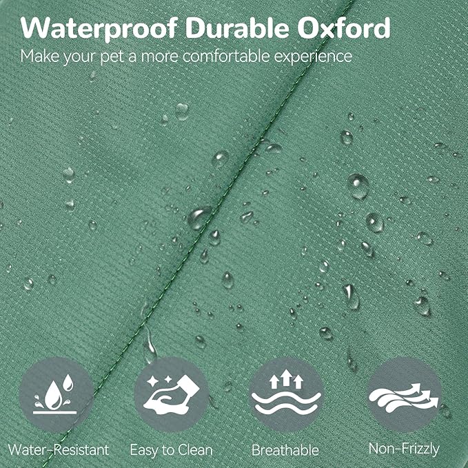 Heeyoo Outdoor Dog Bed, Waterproof Camping Dog Bed Mat, Machine Washable and Portable Travel Pet Pad Mat, Foldable Pet Beds for Small, Medium, and Large Dogs