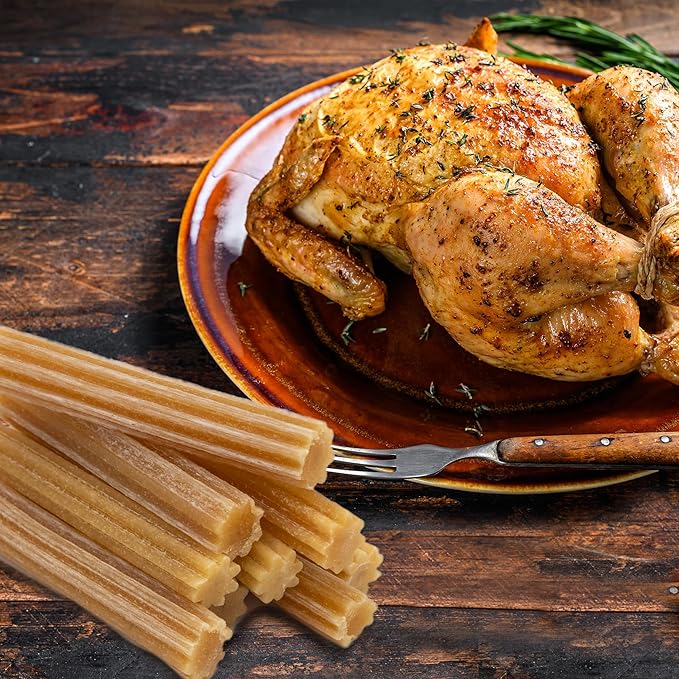 EcoKind Pet Treats Premium Gold Chicken Flavored Churro Chews | All Natural Himalayan Yak Cheese Dog Chew for Small to Large Dogs | Keeps Dogs Busy & Enjoying Indoors & Outdoor Use (30 Sticks)