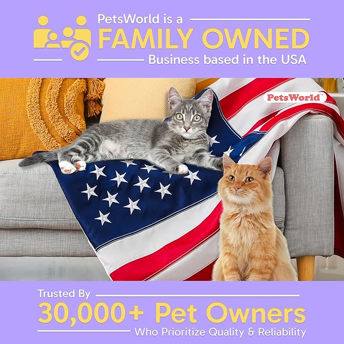 PETSWORLD Multi Cat Pad Refills for Cats Breeze Litter System, Ultra-Absorbent, Quick Dry - (400 Count, Fresh Scented)