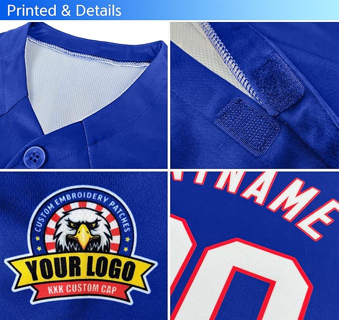 Custom Dog Baseball Jersey with Name Number Logo for Small Pet Dogs-Personalized Dog Shirts