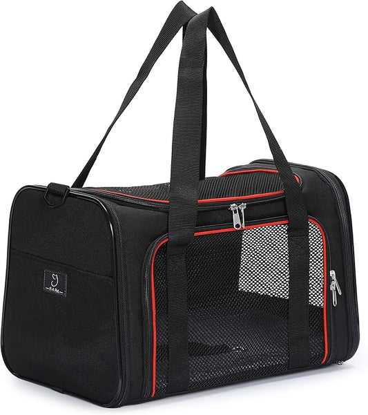 A4Pet Airline Approved Cat Carrier Dog Carriers, Soft-Sided Portable Pet Travel Washable Carrier for Puppy
