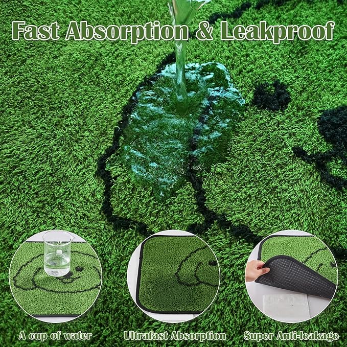 Qeils Reusable Puppy Pads, Extra Large Washable Pee Pads for Dogs Durable Absorbent Leakproof Dog Training Pads for Floor,Couch, Bed, Non-Slip Wee Wee Pads Potty Pads 72"x72"