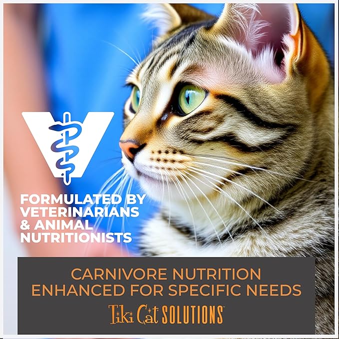 Tiki Cat Solutions Liquid Meal Replacer Wet Cat Food, Tuna in Goat's Milk, 6 oz. Spout Pouch (6 Count)