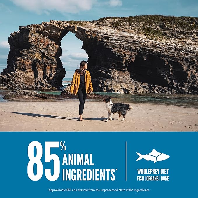 ORIJEN Grain Free Poultry Free High Protein Dry Dog Food Six Fish Recipe 23.5lb Bag