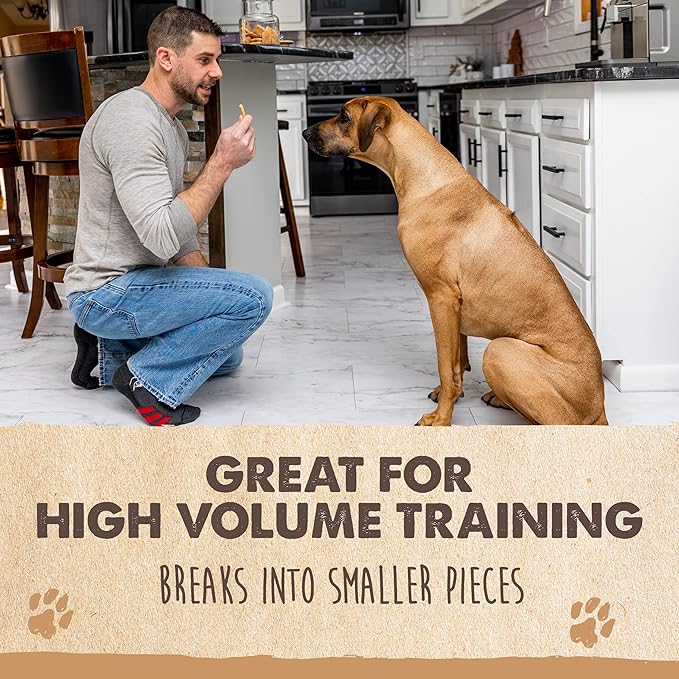 Mighty Paw Yak Cheese Crackers | Healthy Puppy Treat, Hard & Crunchy Puppy Training Treat for Dog Potty Training - Ideal for Small, Medium, Large Breeds - Dog Biscuit - Healthy Pet Cookies