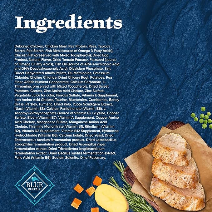 Blue Buffalo Wilderness Puppy High-Protein Dry Dog Food with Real Chicken, Grain-Free, Made in the USA with Natural Ingredients, Chicken, 4.5-lb Bag