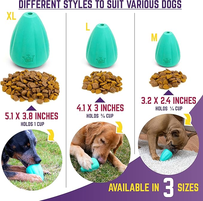 Chew King by Mammoth Premium Treat Dog Toy, L, Extremely Durable Natural Rubber Toy, (Pack of 2), All Breed Sizes