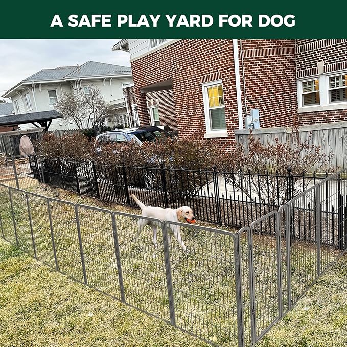 FXW Aster Dog Playpen Designed for Yard, 40inch 16 Panels