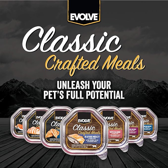 Evolve Classic Crafted Meals Venison Recipe Dog Food, 3.5 Ounce (Pack of 15)