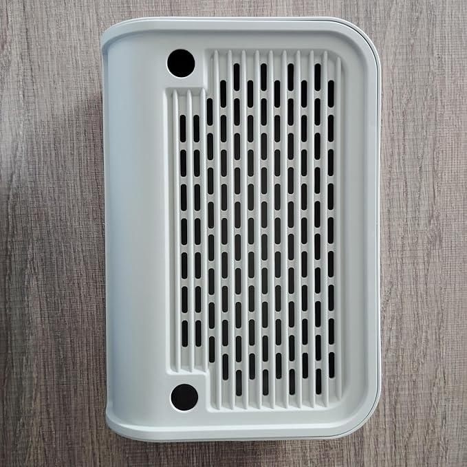 Cat Litter Box Step, Cat Litter Box Ramp Mat with Filter Function for Self-Cleaning Cat Litter Box, Easy to Clean, Cat Pedal Step Stool Ideal for Kitten & Elderly Cats (White)