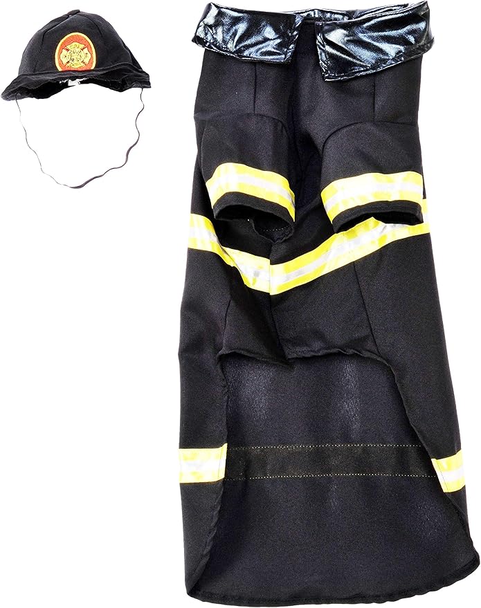 Rubies Firefighter Pet Costume for Dogs or Cats, Large