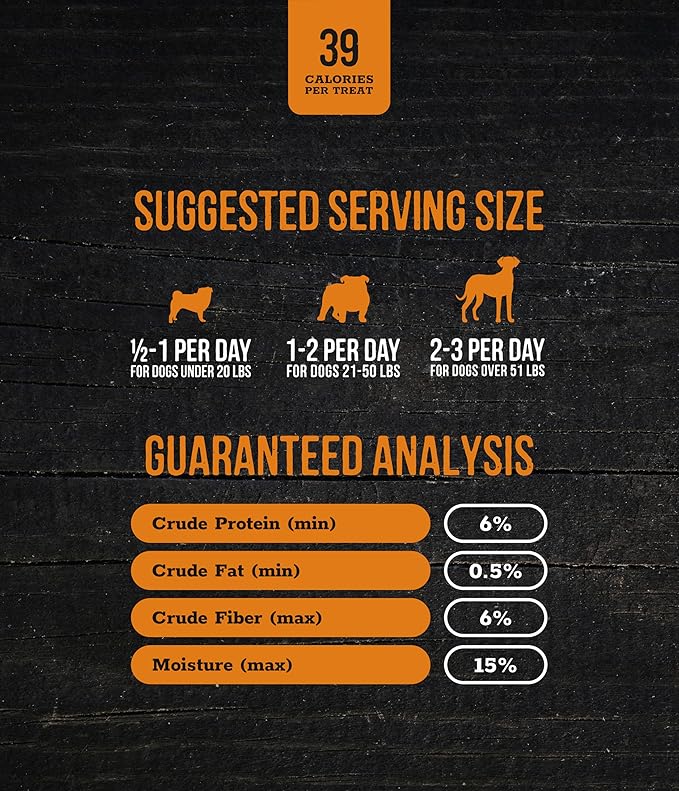 Wholesome Pride Sweet Potato Chews 100% All-Natural Single Ingredient Dog Treats, 8 oz