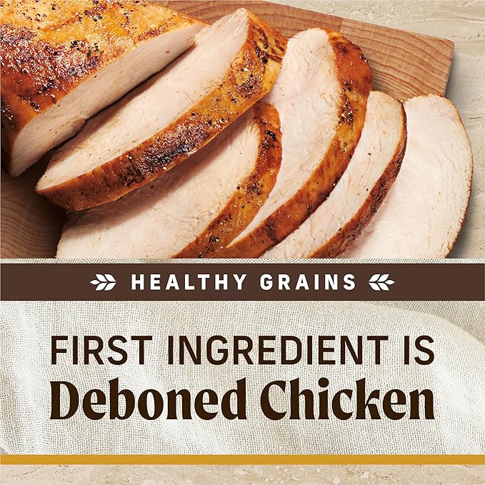 Merrick Healthy Grains Premium Adult Dry Dog Food, Wholesome and Natural Kibble with Chicken and Brown Rice - 33.0 lb. Bag