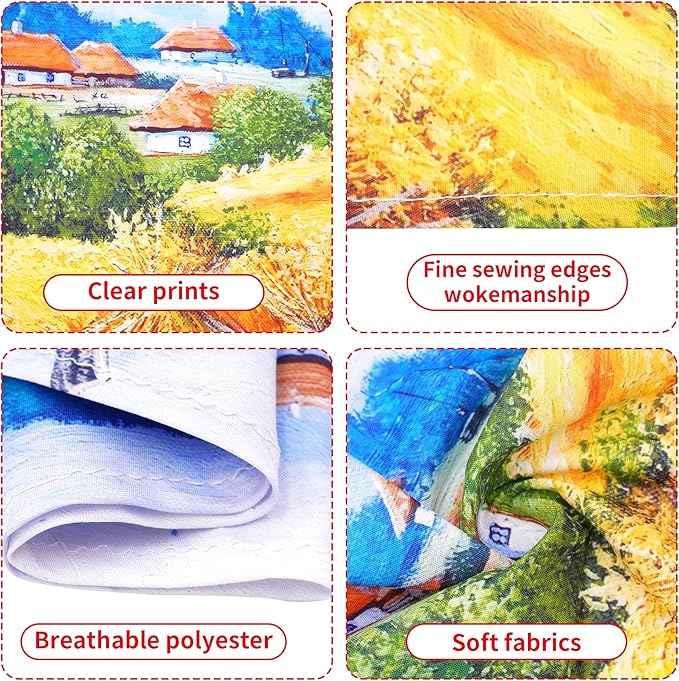 7 Pack Fall Dog Bandanas for Large Dogs Breed 33 Inch XL Autumn Dog Bandana Adjustable Sewing Hemming Scarves Grooming L