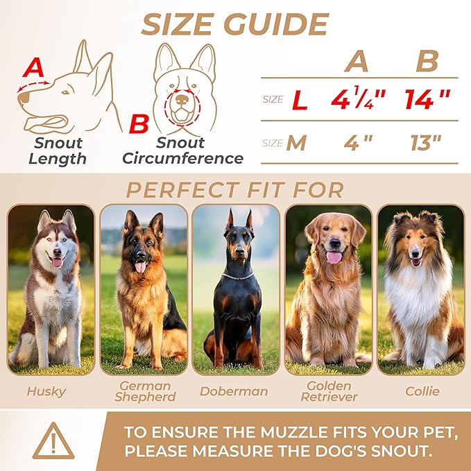 German Shepherd Muzzle for Large Sized Dog – Metal Dog Muzzle for German Shepherd – Steel Basket Muzzle for Large Dogs – Wire Cage Muzzle for Medium Dogs Husky, Belgian Malinois