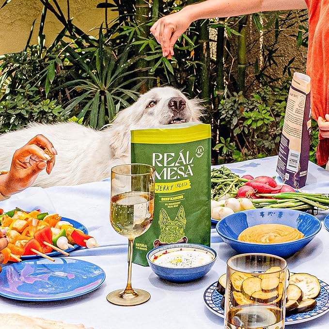 Beef Kabob Jerky Treats for Dogs - All-Natural, High-Protein Dog Snacks - Premium Beef Dog Treats for Training & Rewarding - Healthy, Delicious Kabobs (4.5oz)